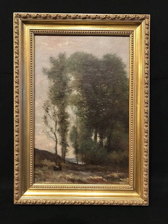 (Sint - Martens, Latem, 27 agosto 1835, Sint, Martens, Latem, 16 novembre 1918), Paesaggio con alberi 1